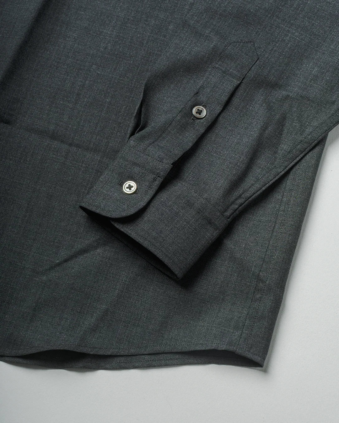 【Last 1】Ithe|No.13-53-5-IO Wool Shirt (GRAY)