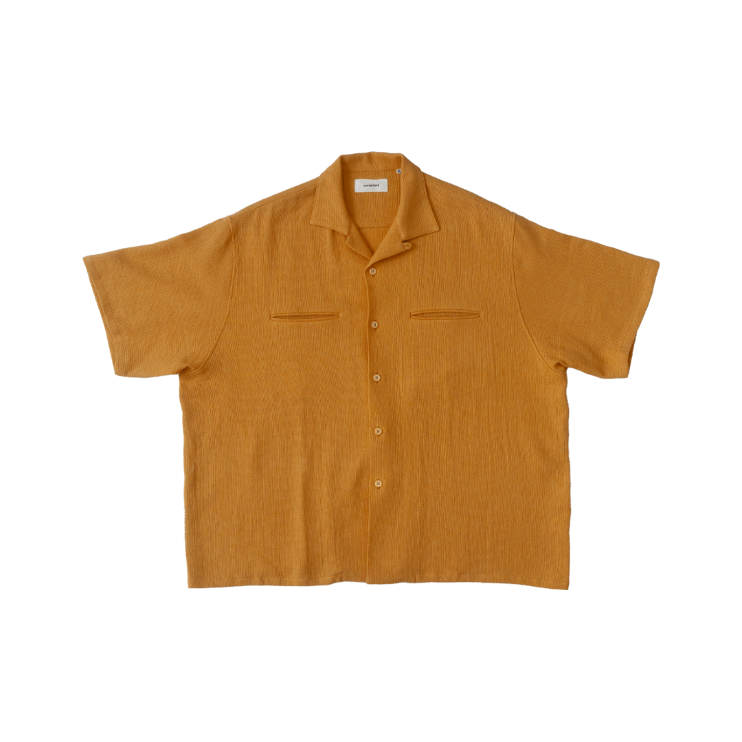 wonderland|Linen Panama Shirts (INDIAN YELLOW)