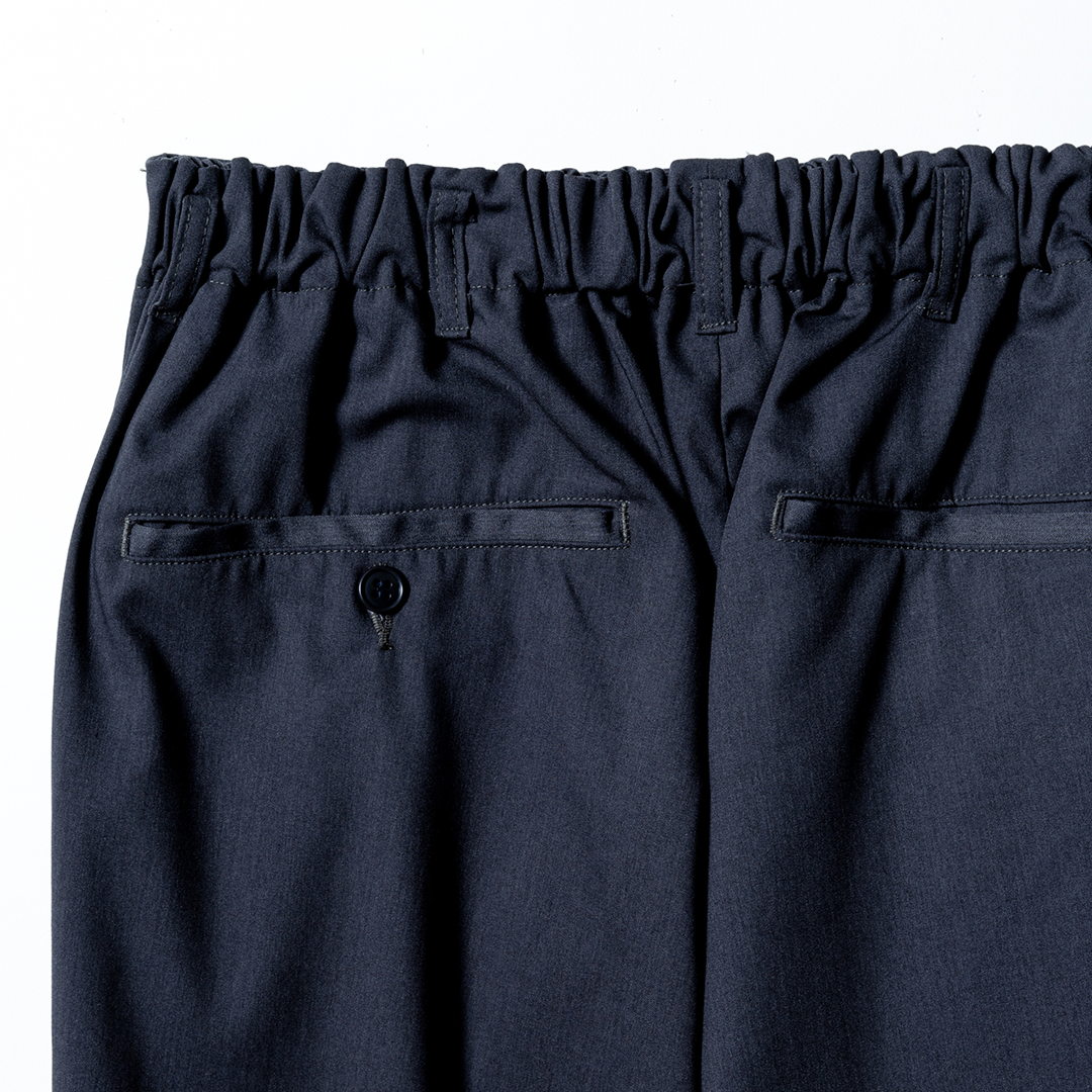 tsuzuli|EZ SLACKS (CHARCOAL)