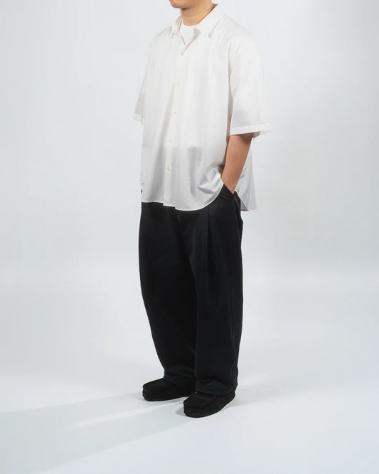 【Last 1】KANEMASA PHIL. 2025SS|46G Atmosphere S/S Shirt (WHITE)
