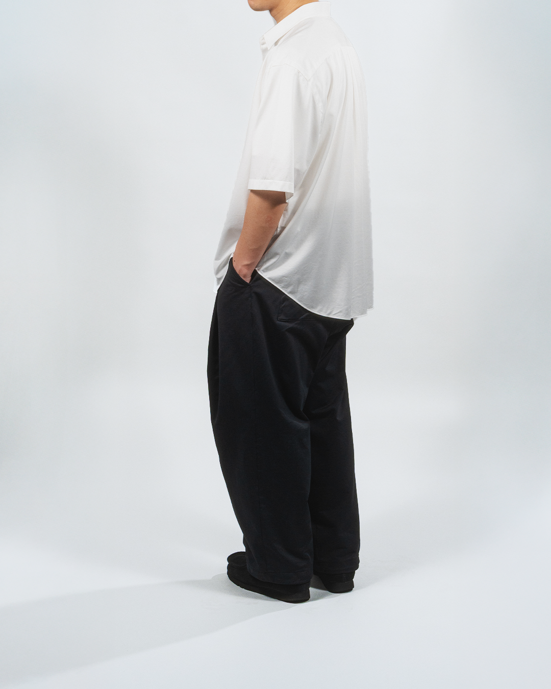 KANEMASA PHIL. 2025SS|46G Atmosphere S/S Shirt (WHITE)