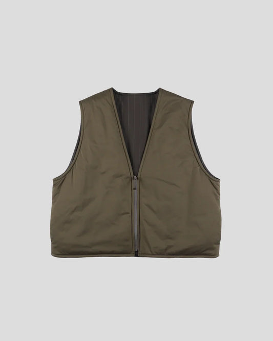 【Last 1】KANEMASA PHIL. 2025AW|46G Reversible Vest (BROWN x GREY)