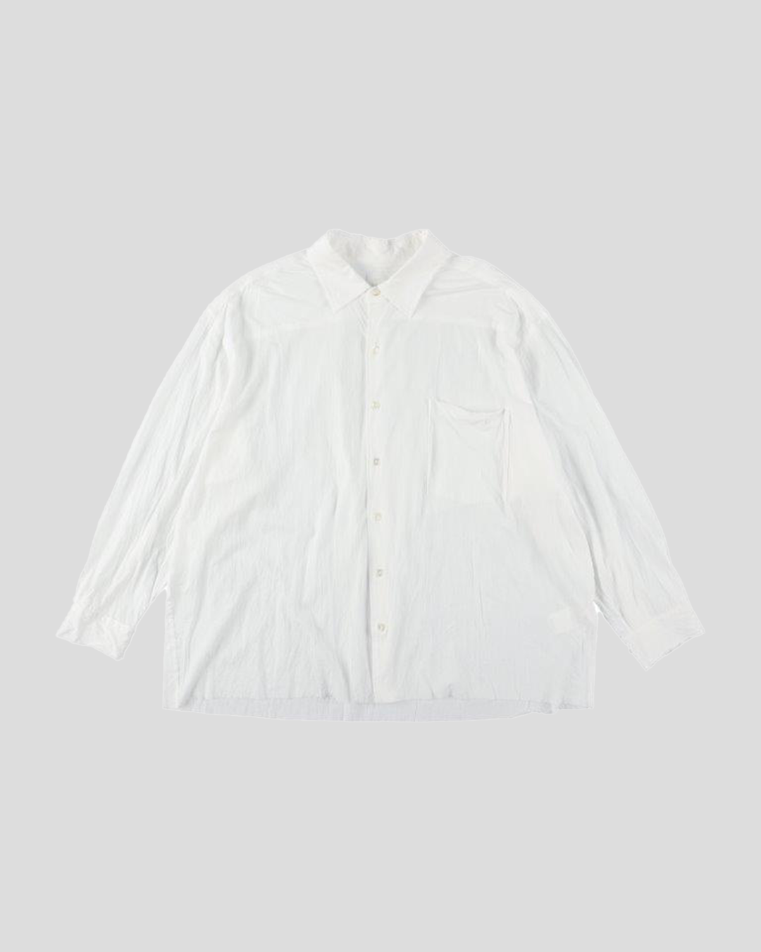 【40% OFF】KANEMASA PHIL. 2024AW|46G Artisan Shirt (WHITE)