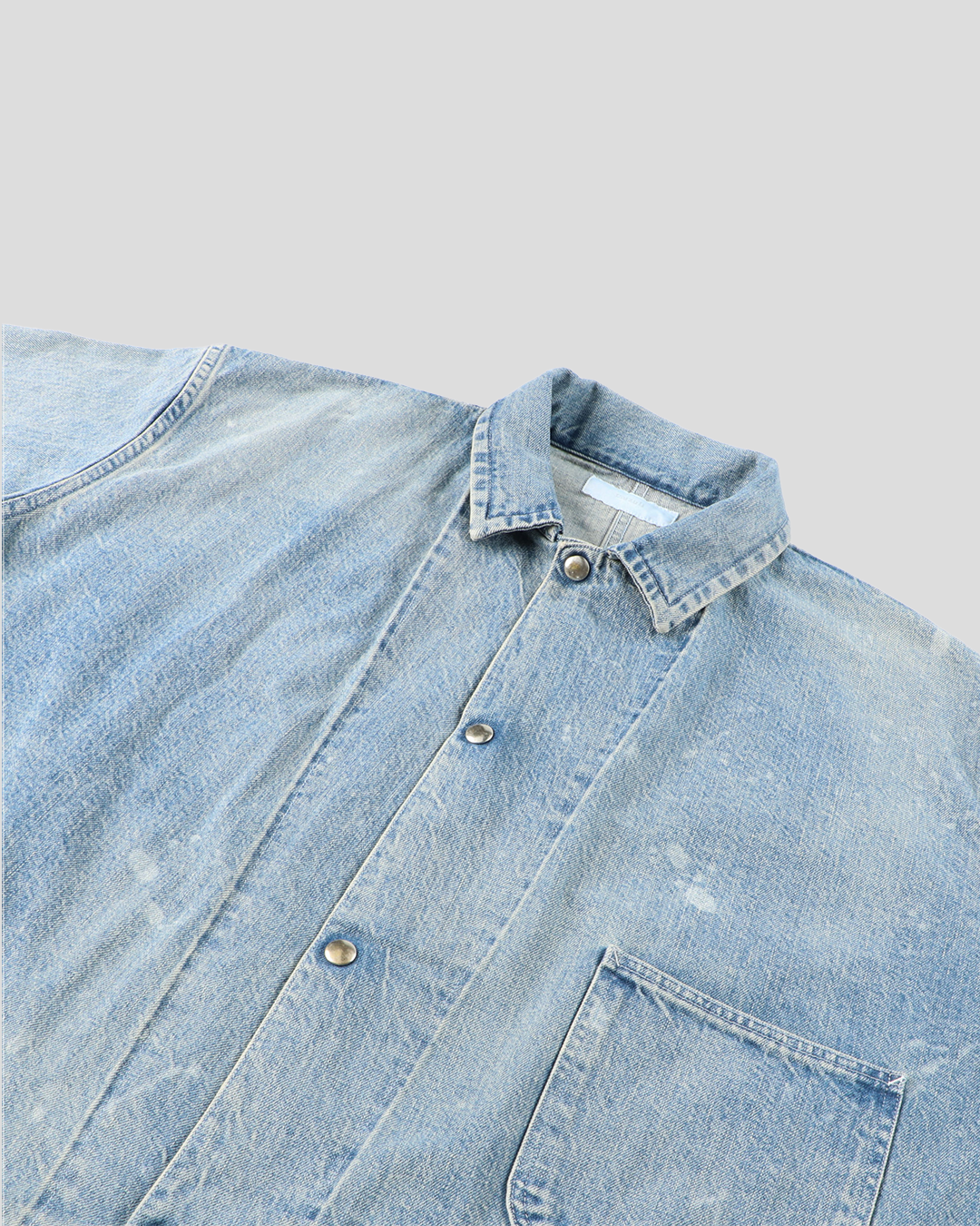 【30% OFF】tsuzuli|COVERALLS JACKET (INDIGO FADE)