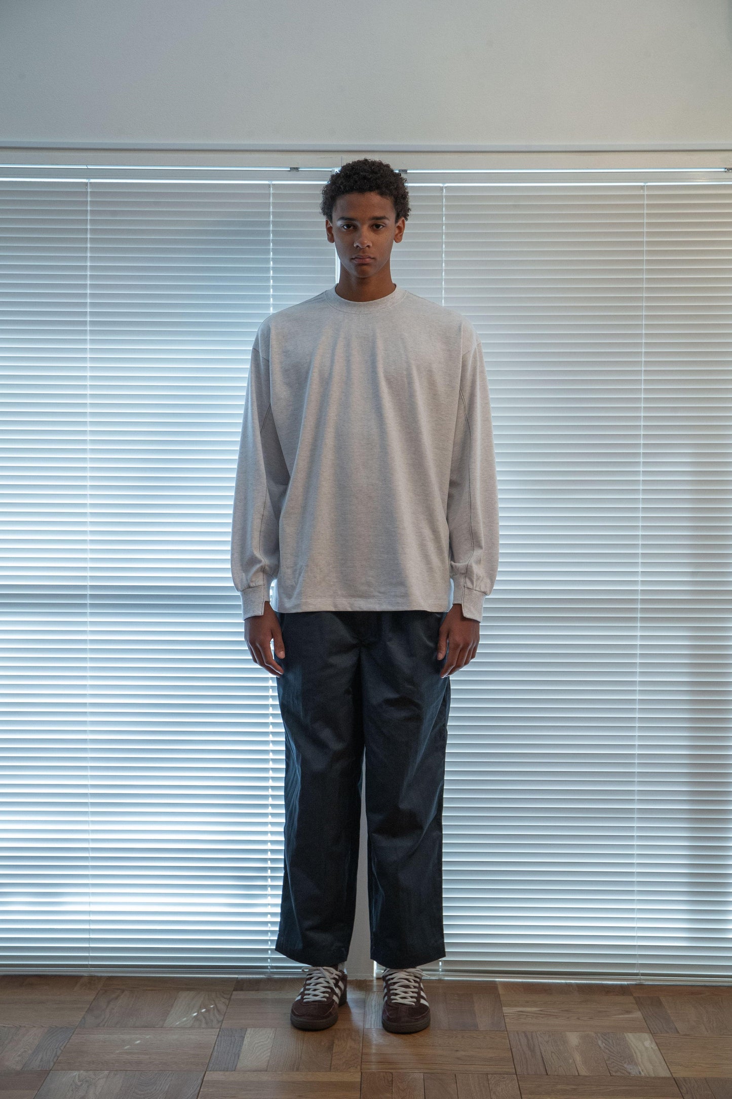 WONDERLAND|Wind L/S T-shirts (ASH GRAY) - IKKOKU SHOP