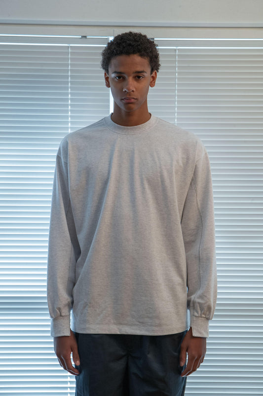 WONDERLAND|Wind L/S T-shirts (ASH GRAY) - IKKOKU SHOP