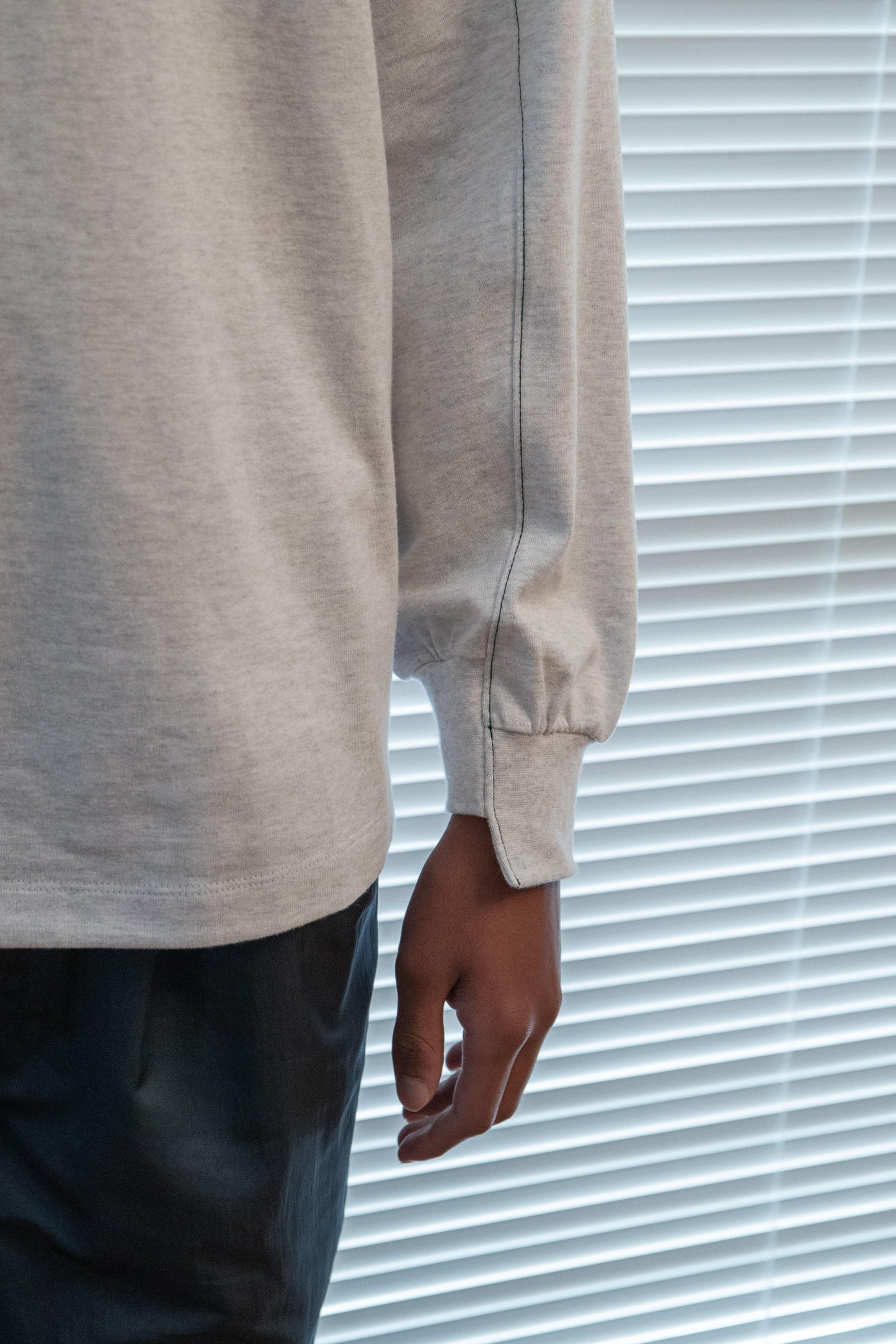 WONDERLAND|Wind L/S T-shirts (ASH GRAY) - IKKOKU SHOP