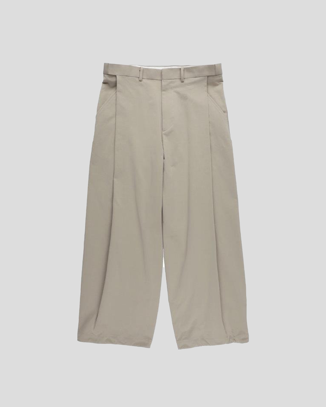【20% OFF / Last 1】KANEMASA PHIL. 2025SS|36G ECONYL Solid Balloon Pants (KHAKI)