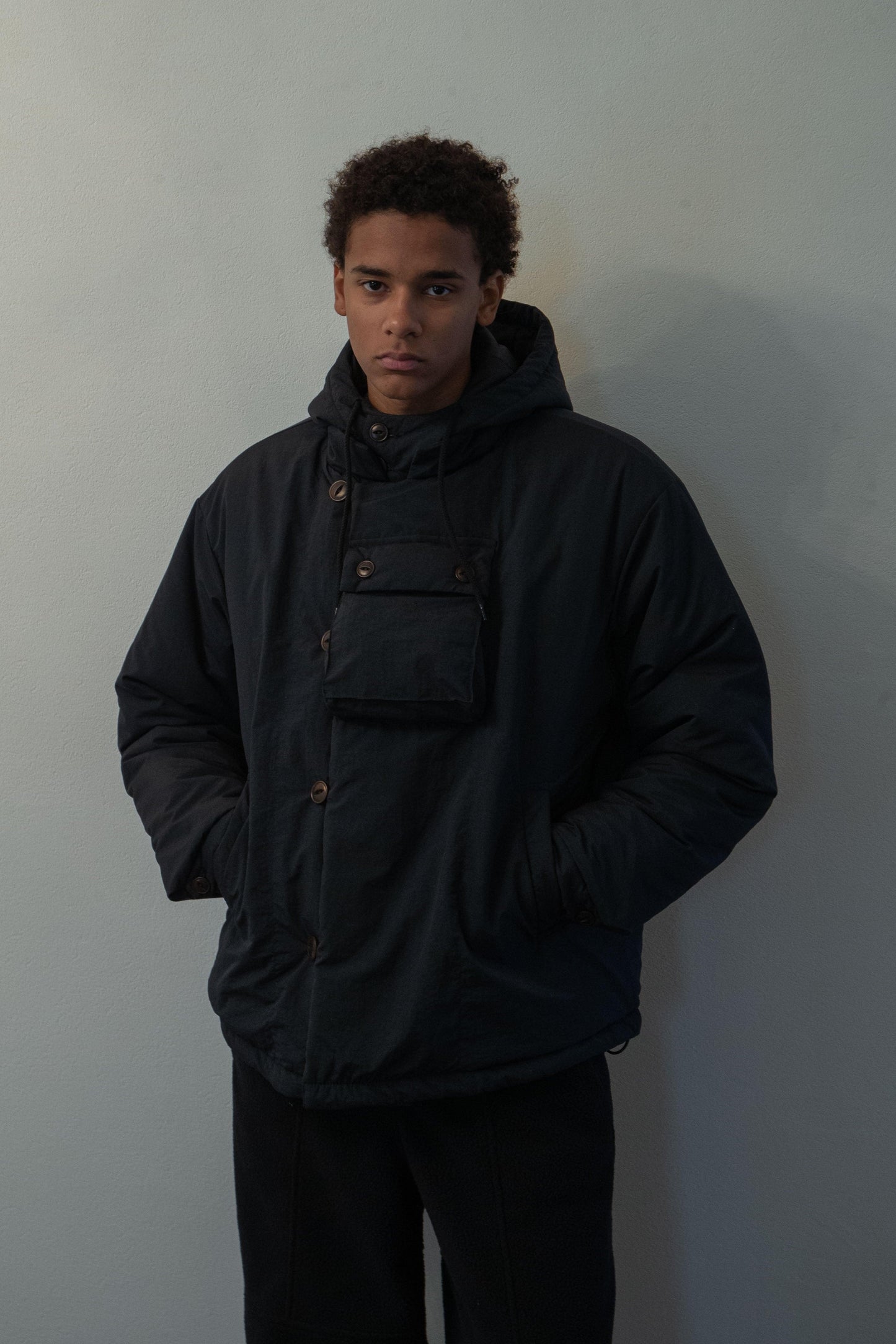 WONDERLAND|Light Parka (BLACK) - IKKOKU SHOP