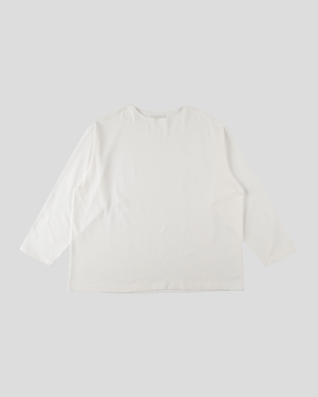 【30% OFF】tsuzuli|BSQ BOAT NECK LONG SLEEVE (WHITE)