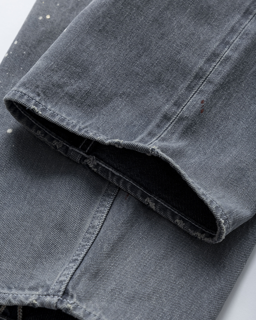 【40% OFF / Last 1】tsuzuli 2024AW|EZ DENIM 5P PANTS PAINT (BLACK PAINT)
