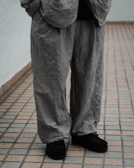 【40% OFF】KANEMASA PHIL. 2024AW|46G Washer Easy Trousers (GRAY)