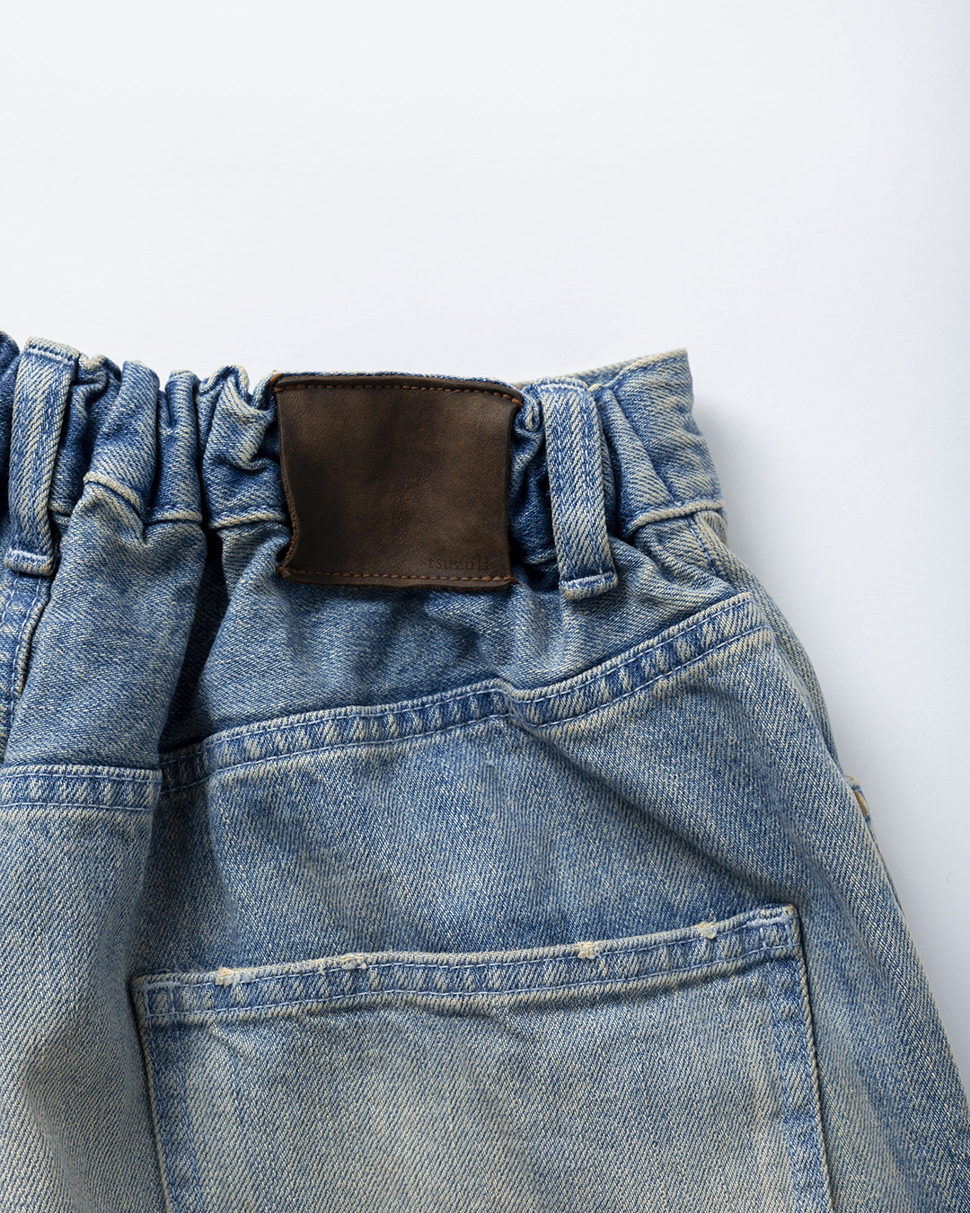 【40% OFF / Last 1】tsuzuli 2024AW|EZ DENIM 5P PANTS PAINT (INDIGO PAINT)
