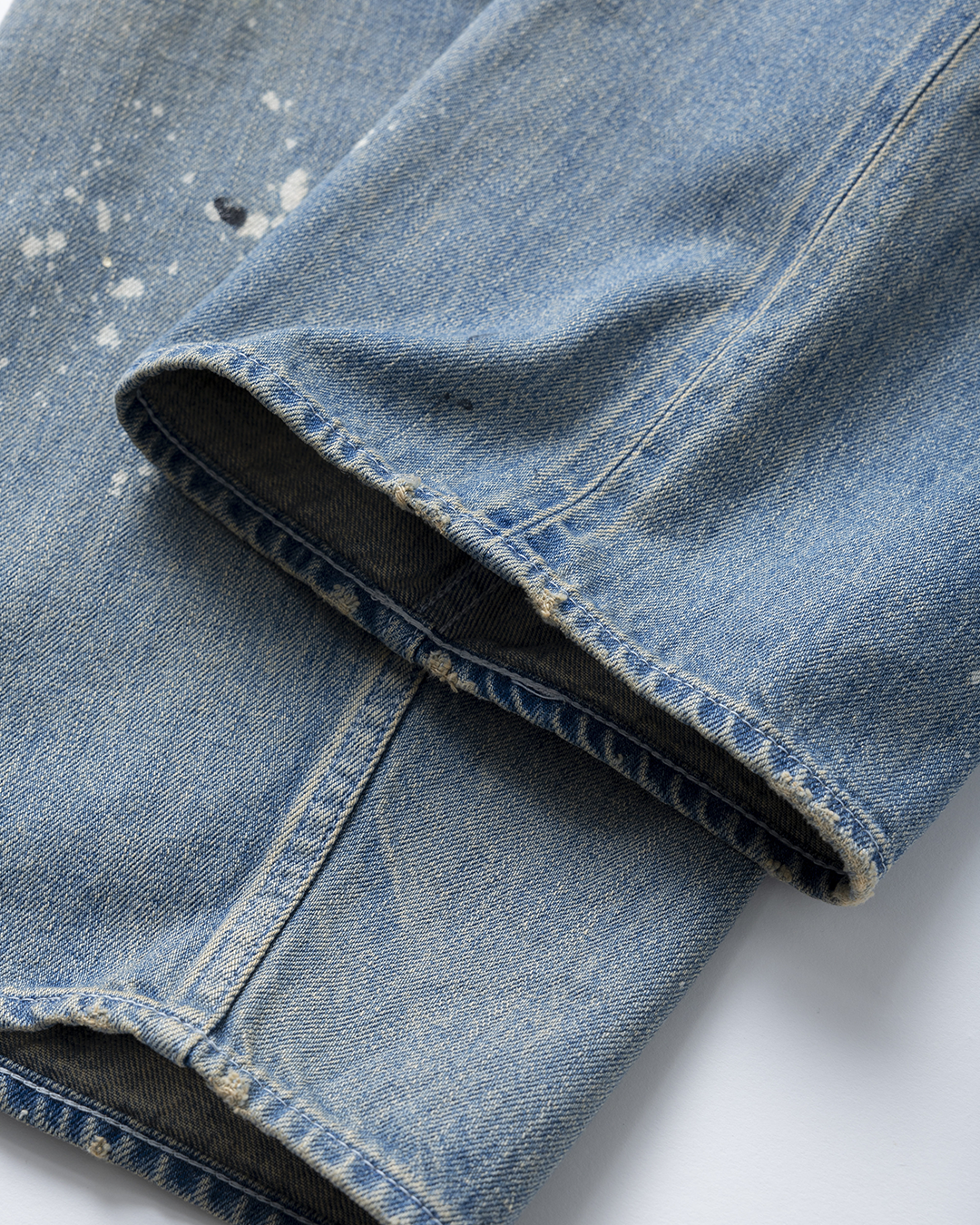 【40% OFF / Last 1】tsuzuli 2024AW|EZ DENIM 5P PANTS PAINT (INDIGO PAINT)