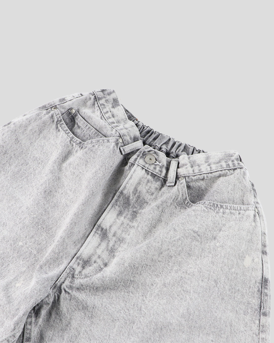 【30% OFF / Last 1】tsuzuli|EZ DENIM 5P PANTS (BLACK FADE)