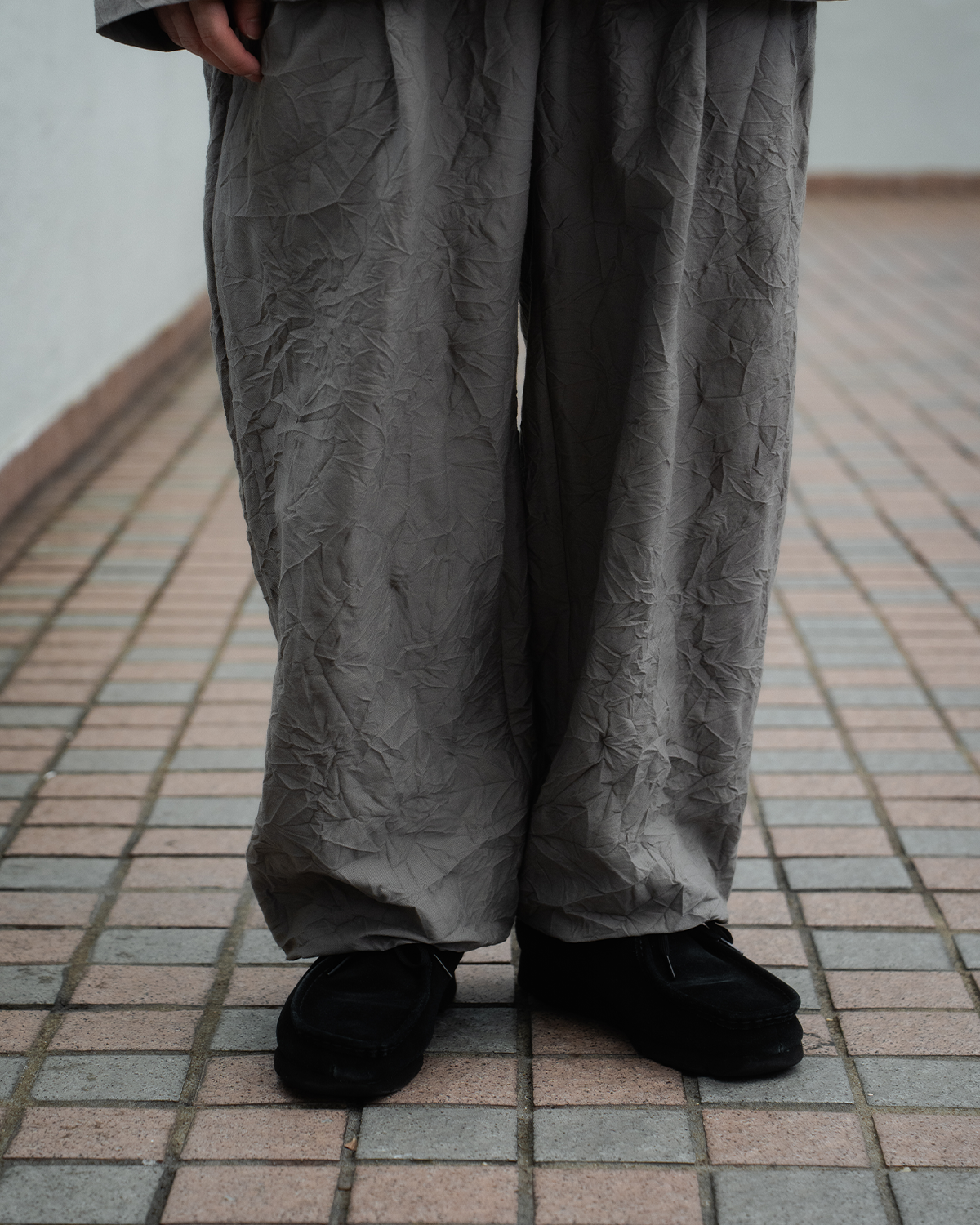 【40% OFF】KANEMASA PHIL. 2024AW|46G Washer Easy Trousers (GRAY)