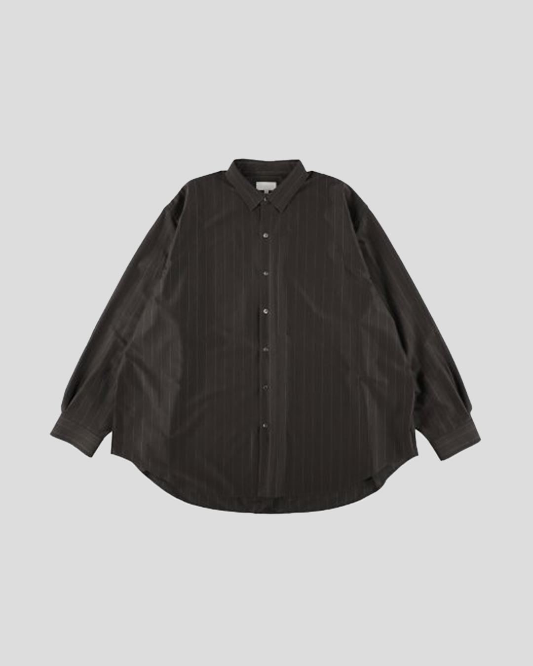 KANEMASA PHIL. 2025AW|46G Atmosphere Stripe Shirt (GREY)