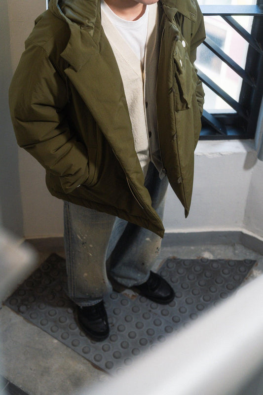 WONDERLAND|Light Parka (OLIVE) - IKKOKU SHOP
