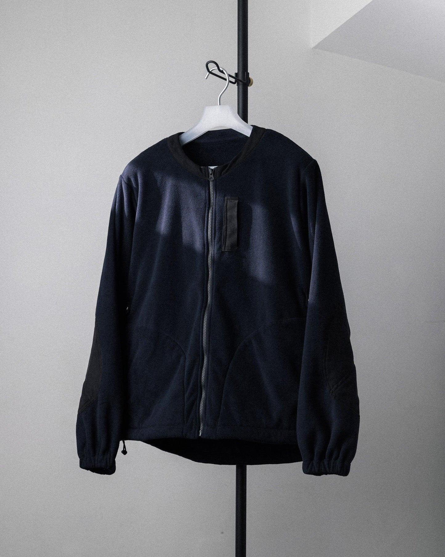 【20% OFF】UNTRACE 2024AW|POLARTEC FLEECE ZIPPER CARDIGAN (DARK NAVY) - IKKOKU SHOP