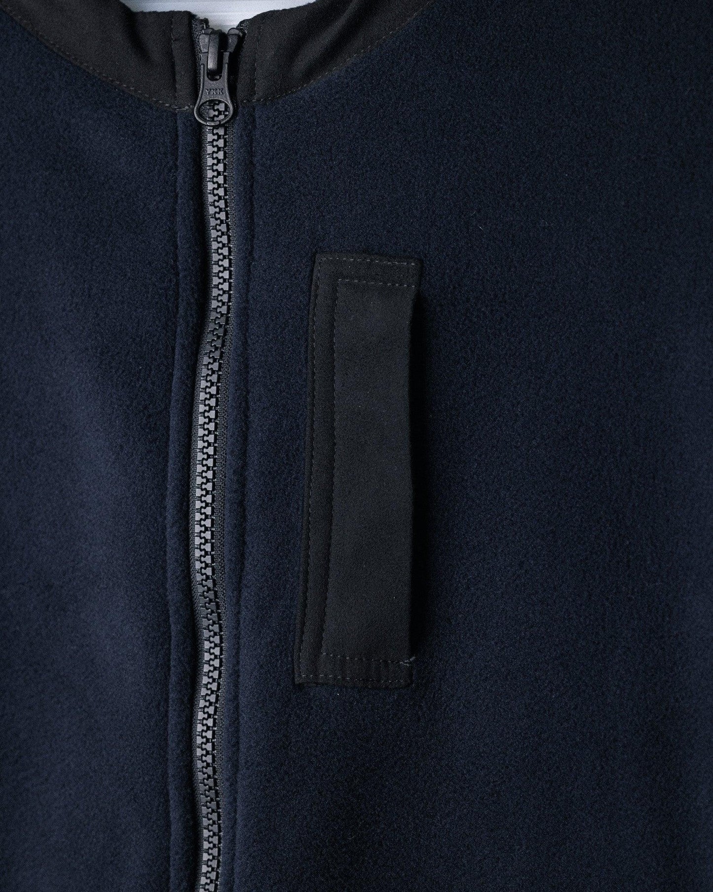 【20% OFF】UNTRACE 2024AW|POLARTEC FLEECE ZIPPER CARDIGAN (DARK NAVY) - IKKOKU SHOP