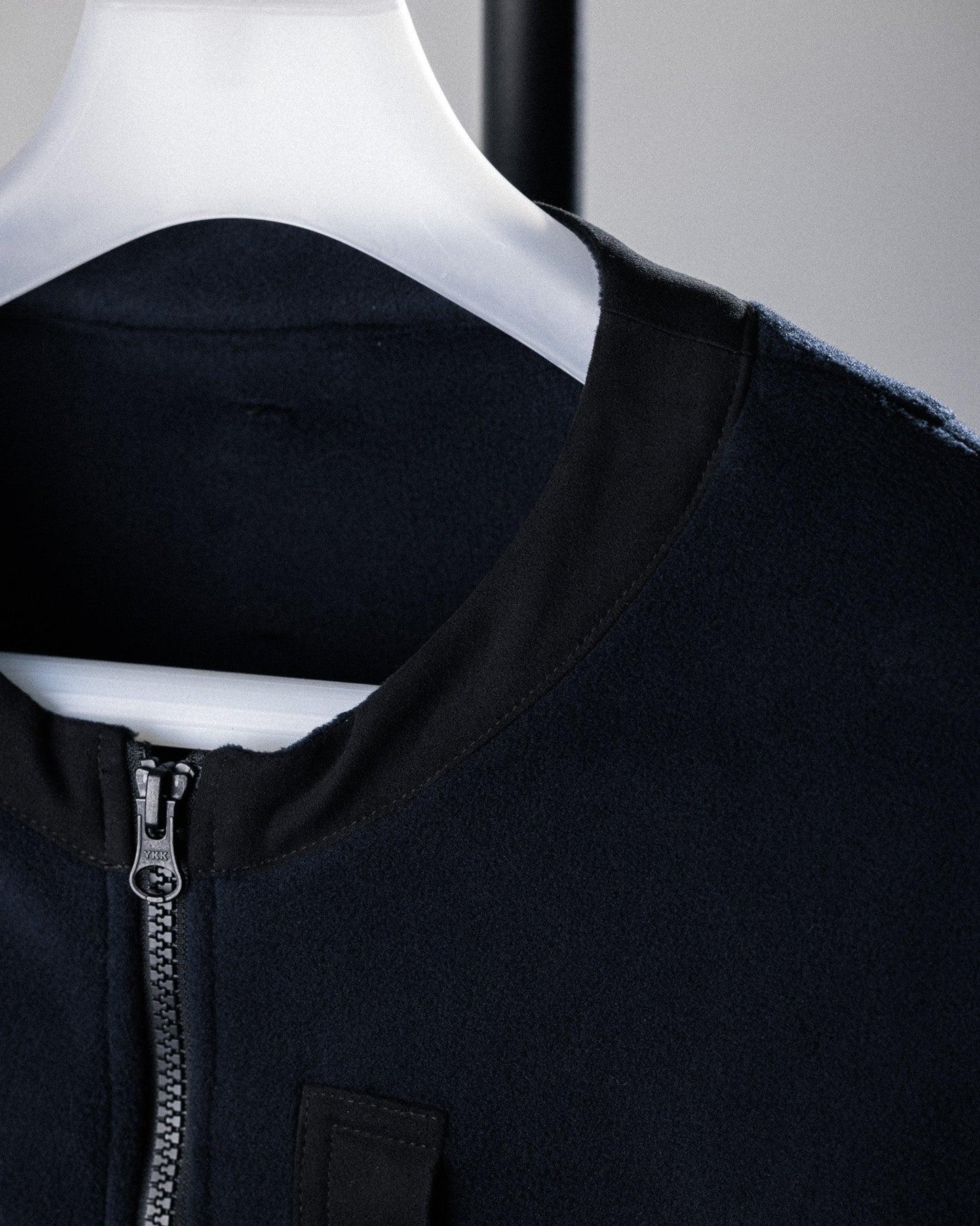 【20% OFF】UNTRACE 2024AW|POLARTEC FLEECE ZIPPER CARDIGAN (DARK NAVY) - IKKOKU SHOP