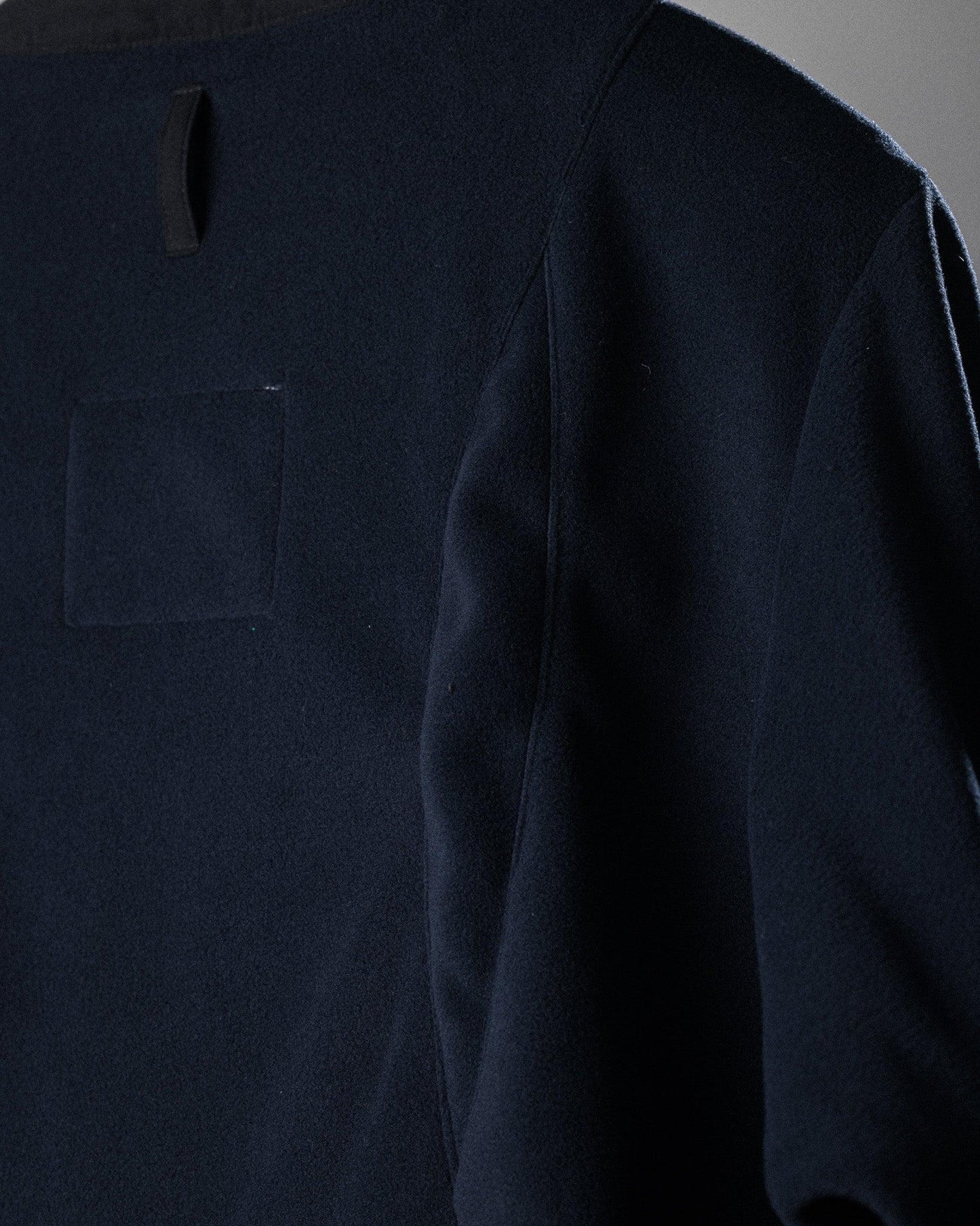 【20% OFF】UNTRACE 2024AW|POLARTEC FLEECE ZIPPER CARDIGAN (DARK NAVY) - IKKOKU SHOP