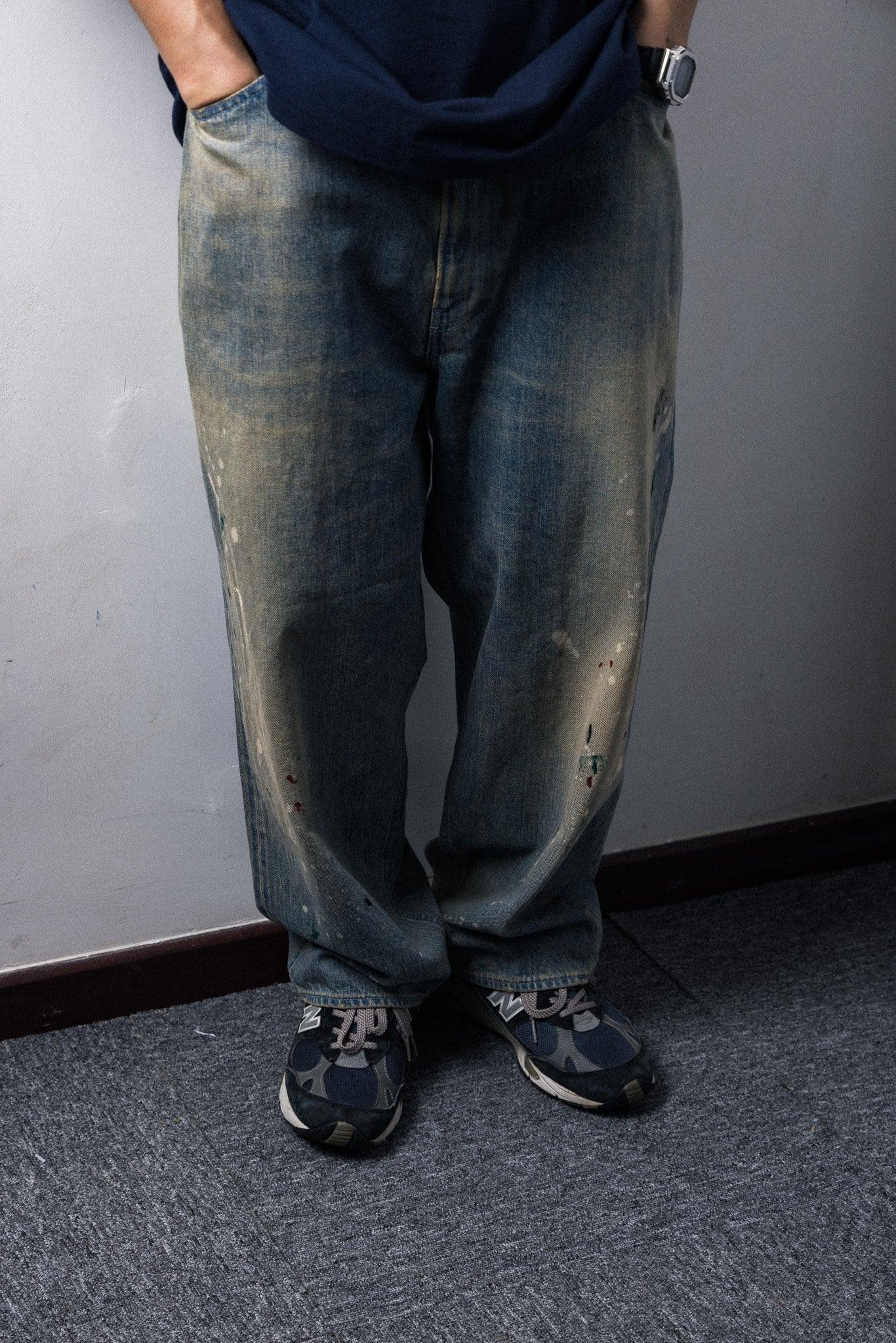 tsuzuli 2024AW|EZ DENIM 5P PANTS PAINT (INDIGO PAINT) - IKKOKU SHOP