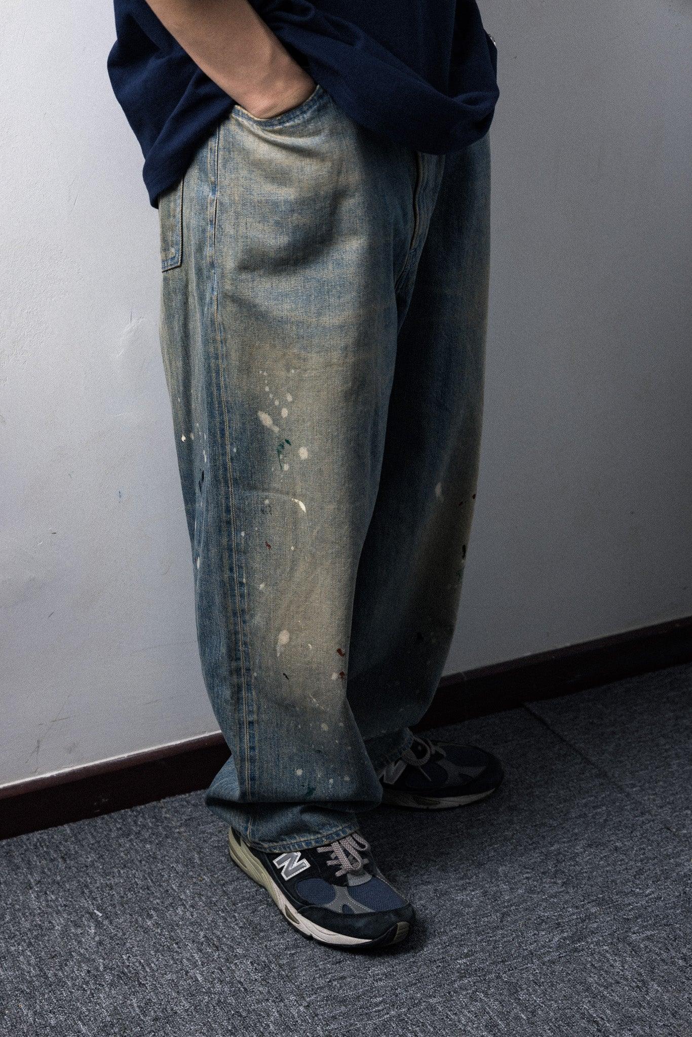 tsuzuli 2024AW|EZ DENIM 5P PANTS PAINT (INDIGO PAINT) - IKKOKU SHOP