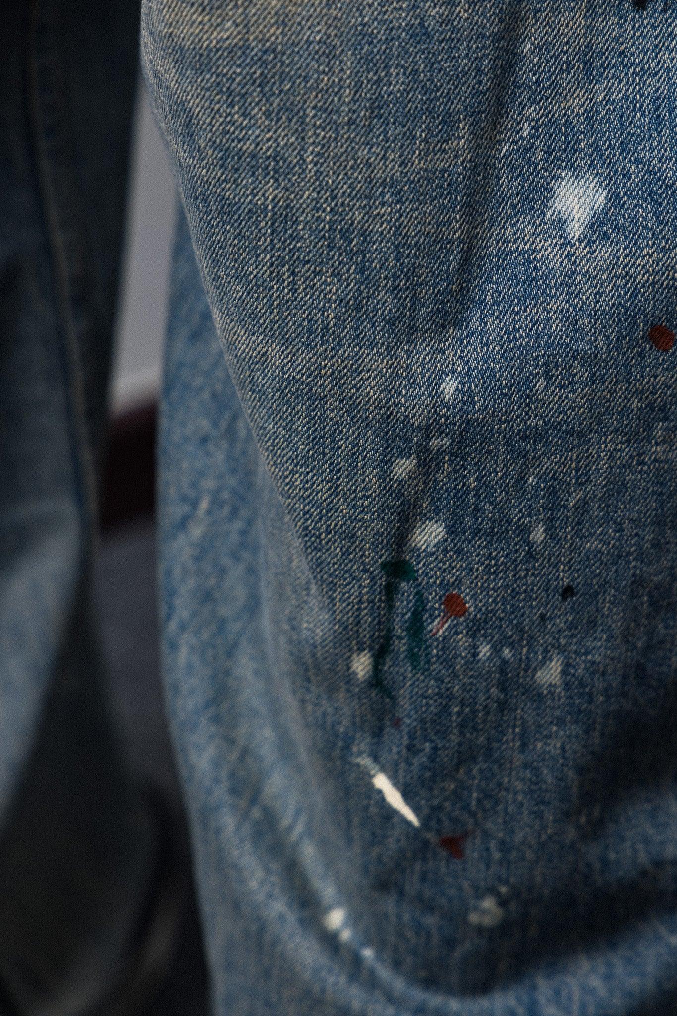 tsuzuli 2024AW|EZ DENIM 5P PANTS PAINT (INDIGO PAINT) - IKKOKU SHOP
