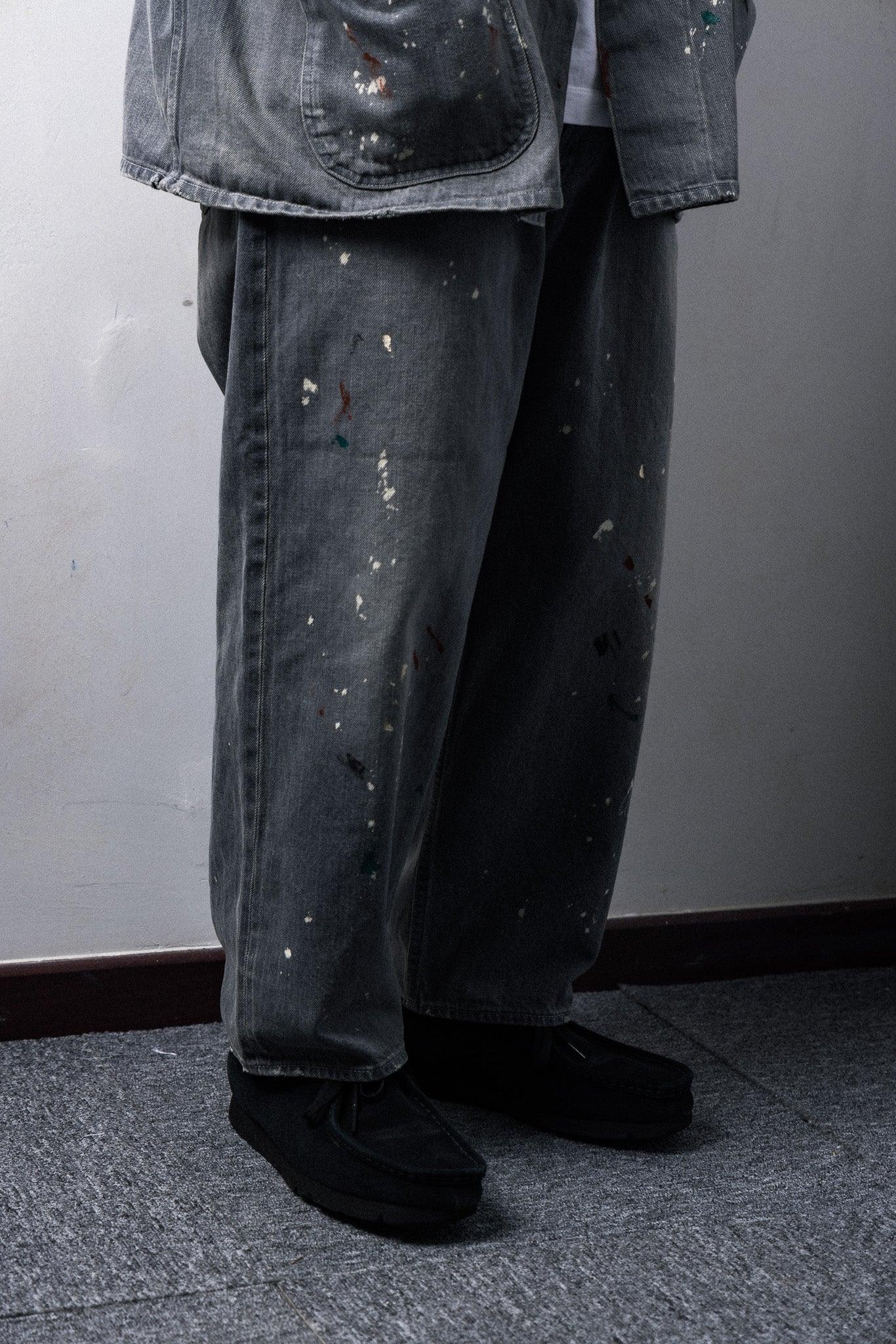 tsuzuli 2024AW|EZ DENIM 5P PANTS PAINT (BLACK PAINT) - IKKOKU SHOP