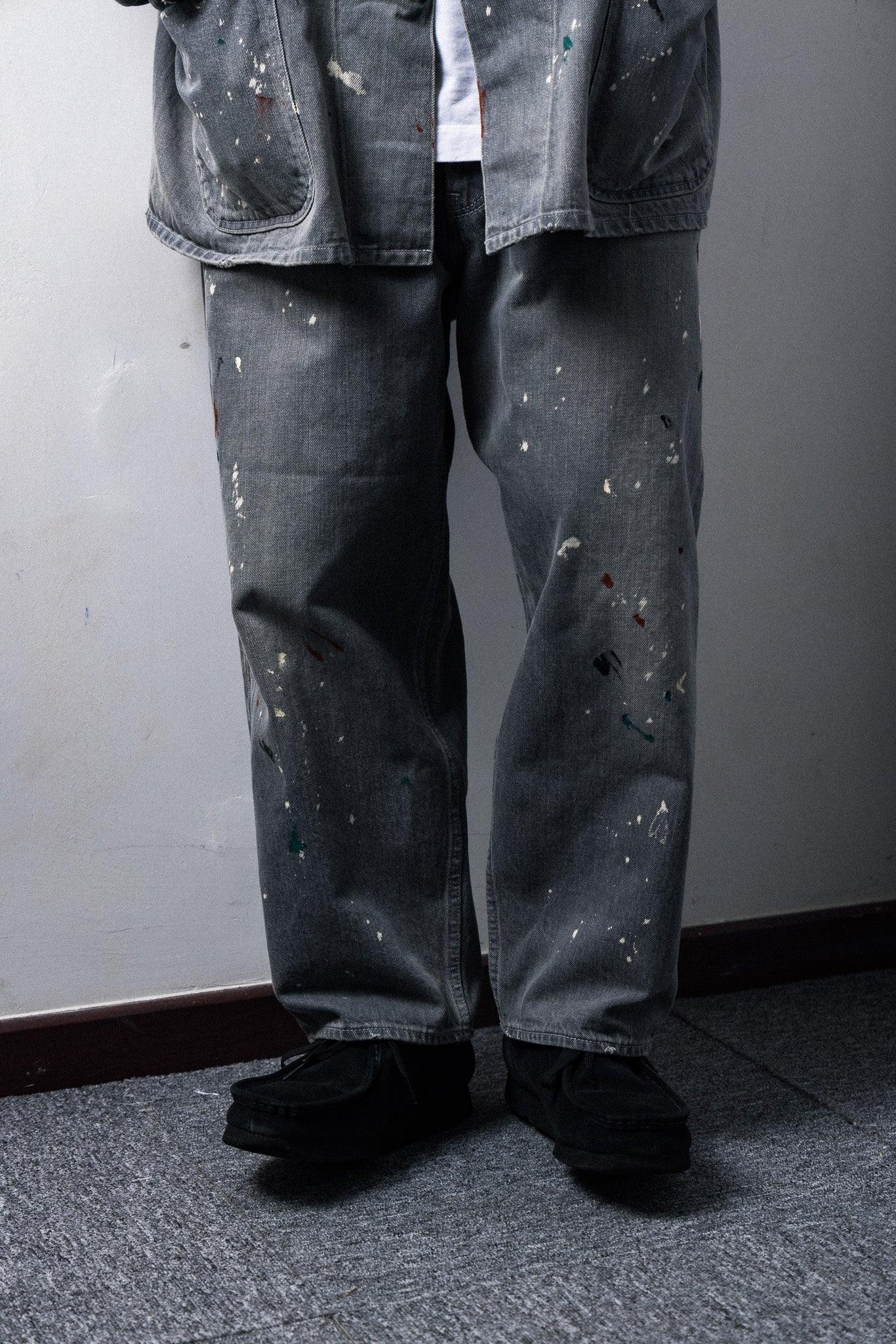 tsuzuli 2024AW|EZ DENIM 5P PANTS PAINT (BLACK PAINT) - IKKOKU SHOP