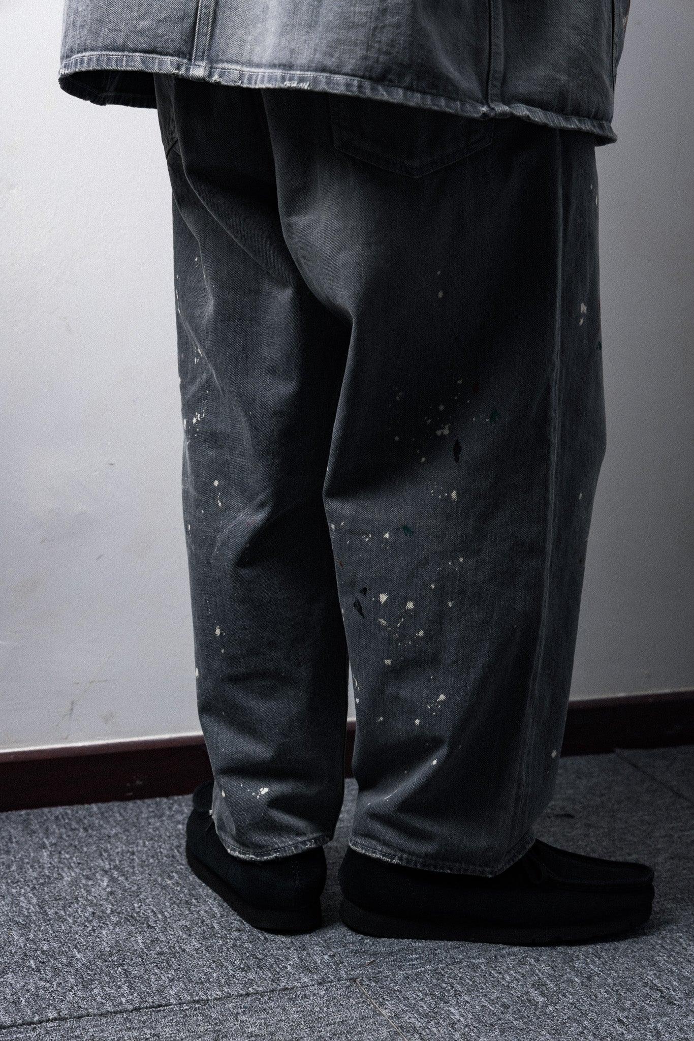 tsuzuli 2024AW|EZ DENIM 5P PANTS PAINT (BLACK PAINT) - IKKOKU SHOP