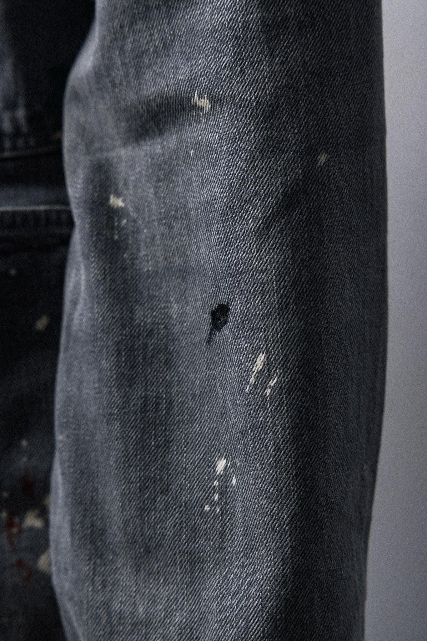 tsuzuli 2024AW|COVERALLS JACKET PAINT (BLACK PAINT) - IKKOKU SHOP