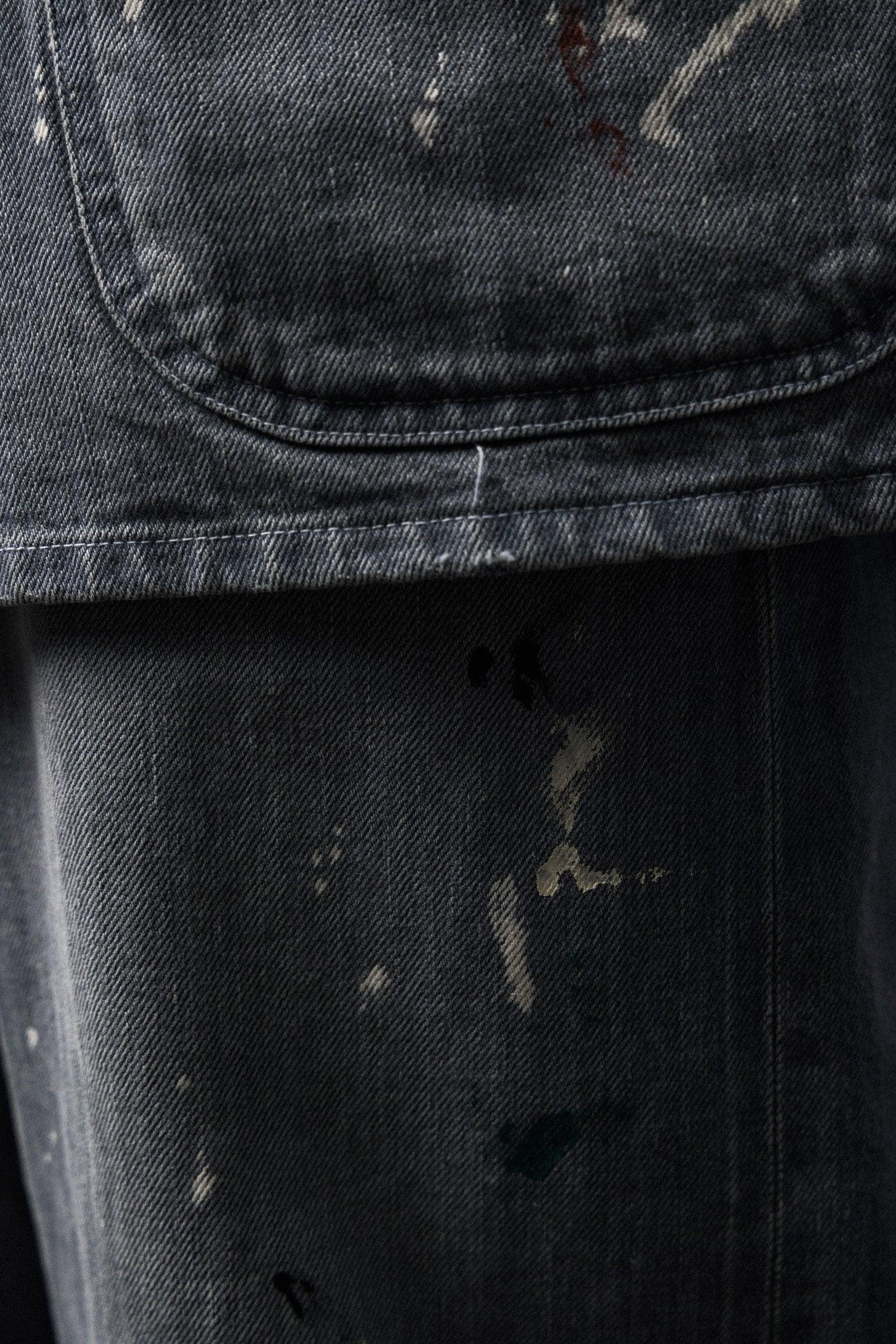 tsuzuli 2024AW|EZ DENIM 5P PANTS PAINT (BLACK PAINT) - IKKOKU SHOP