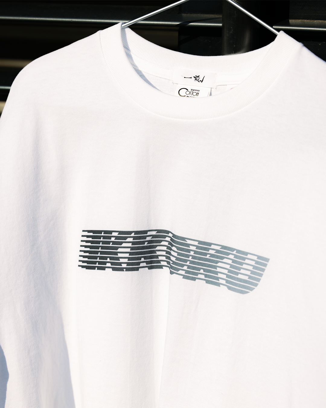 IKKOKU|Speed-line Logo Tee (GREYTONE)