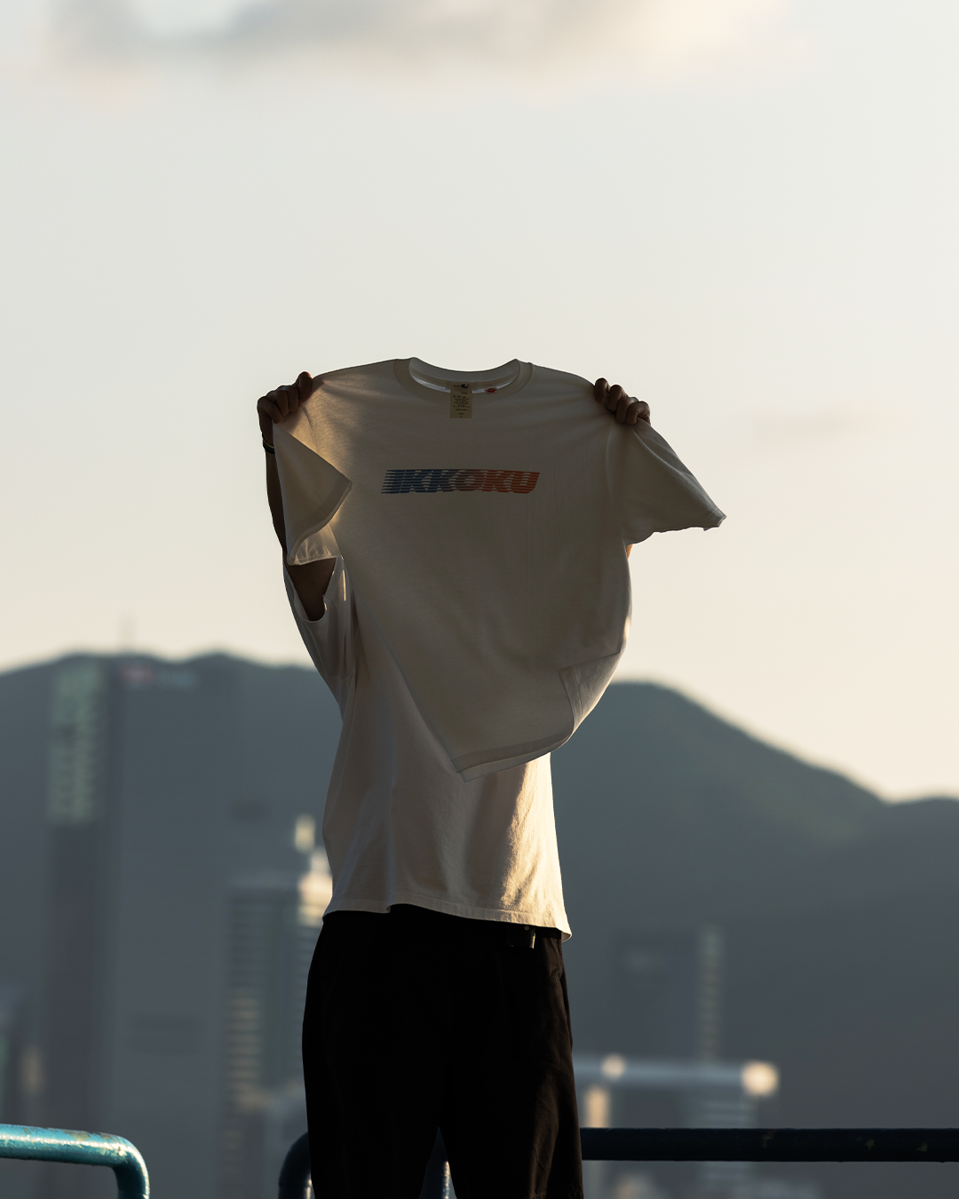 IKKOKU|Speed-line Logo Tee (SUNSET)