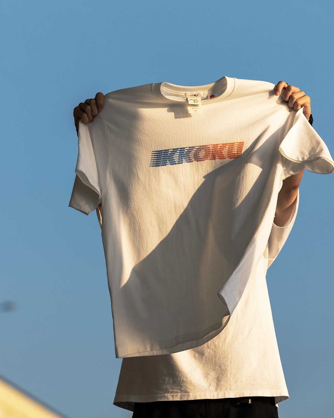IKKOKU|Speed-line Logo Tee (SUNSET)
