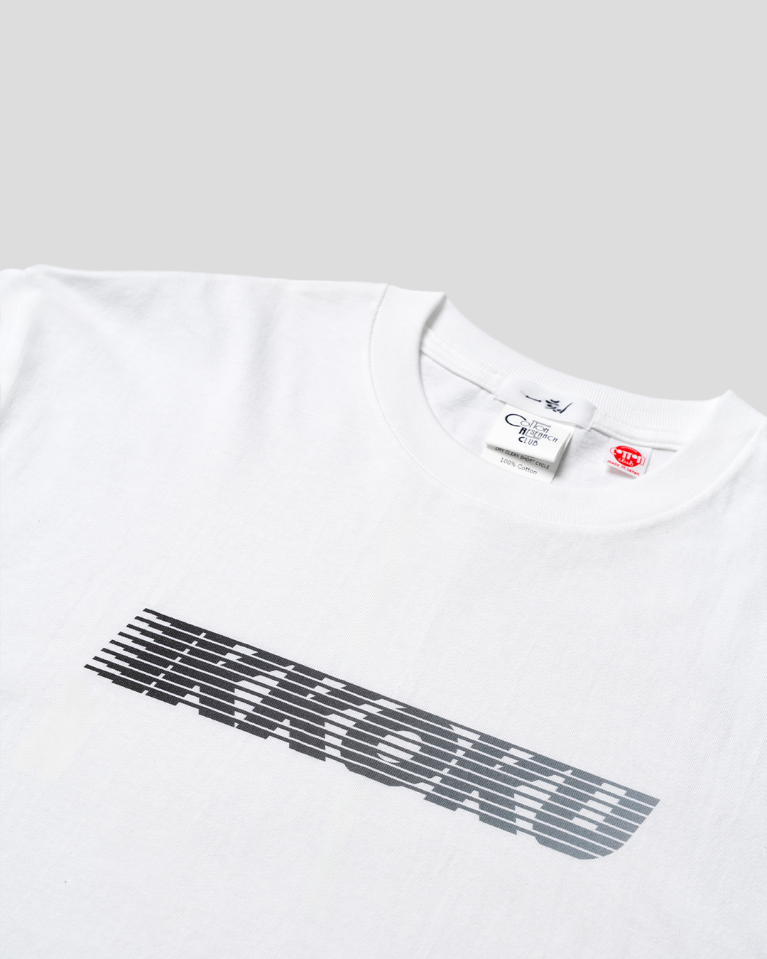 IKKOKU|Speed-line Logo Tee (GREYTONE)