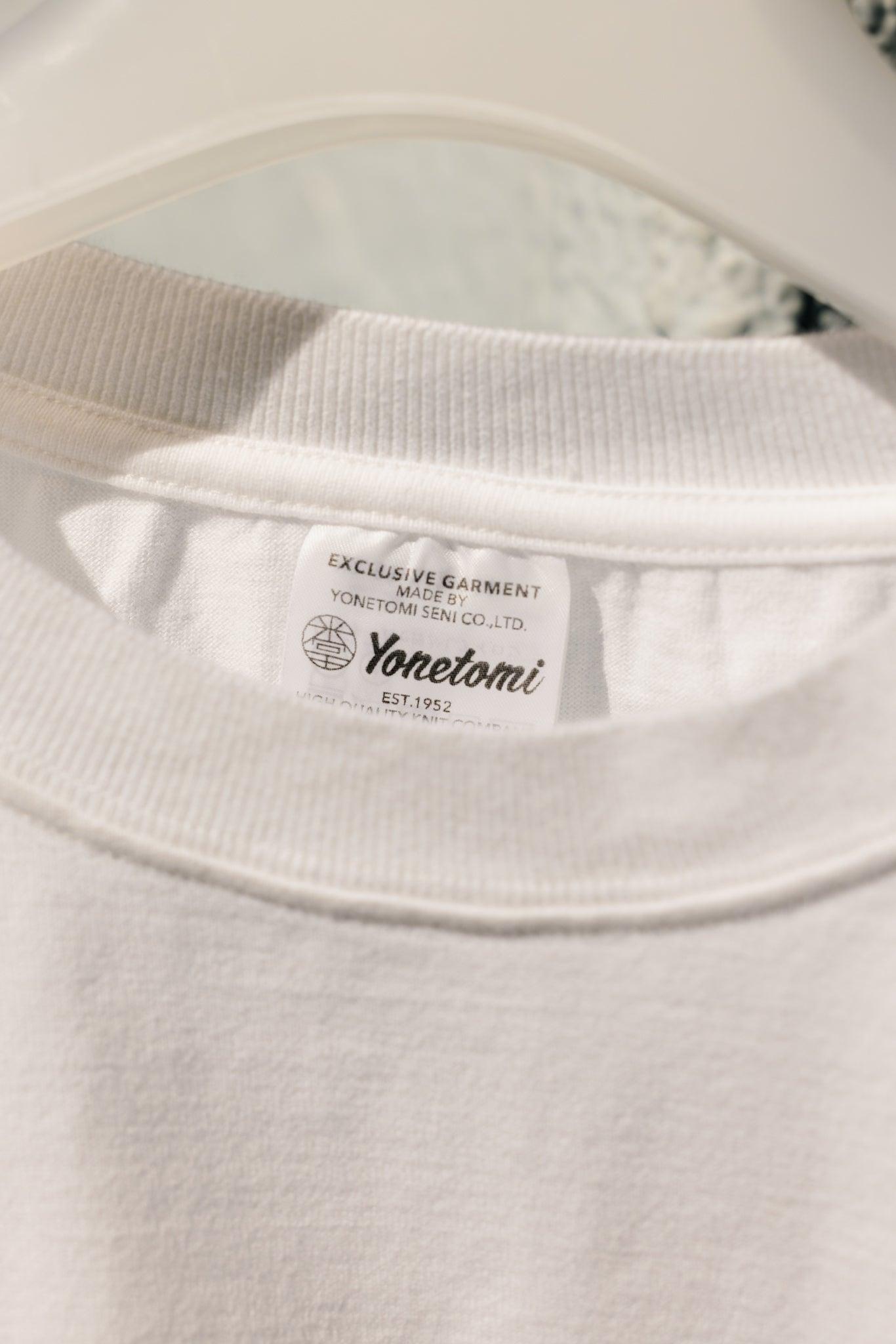 Yonetomi|NEW BASIC T-SHIRT (WHITE) - IKKOKU SHOP