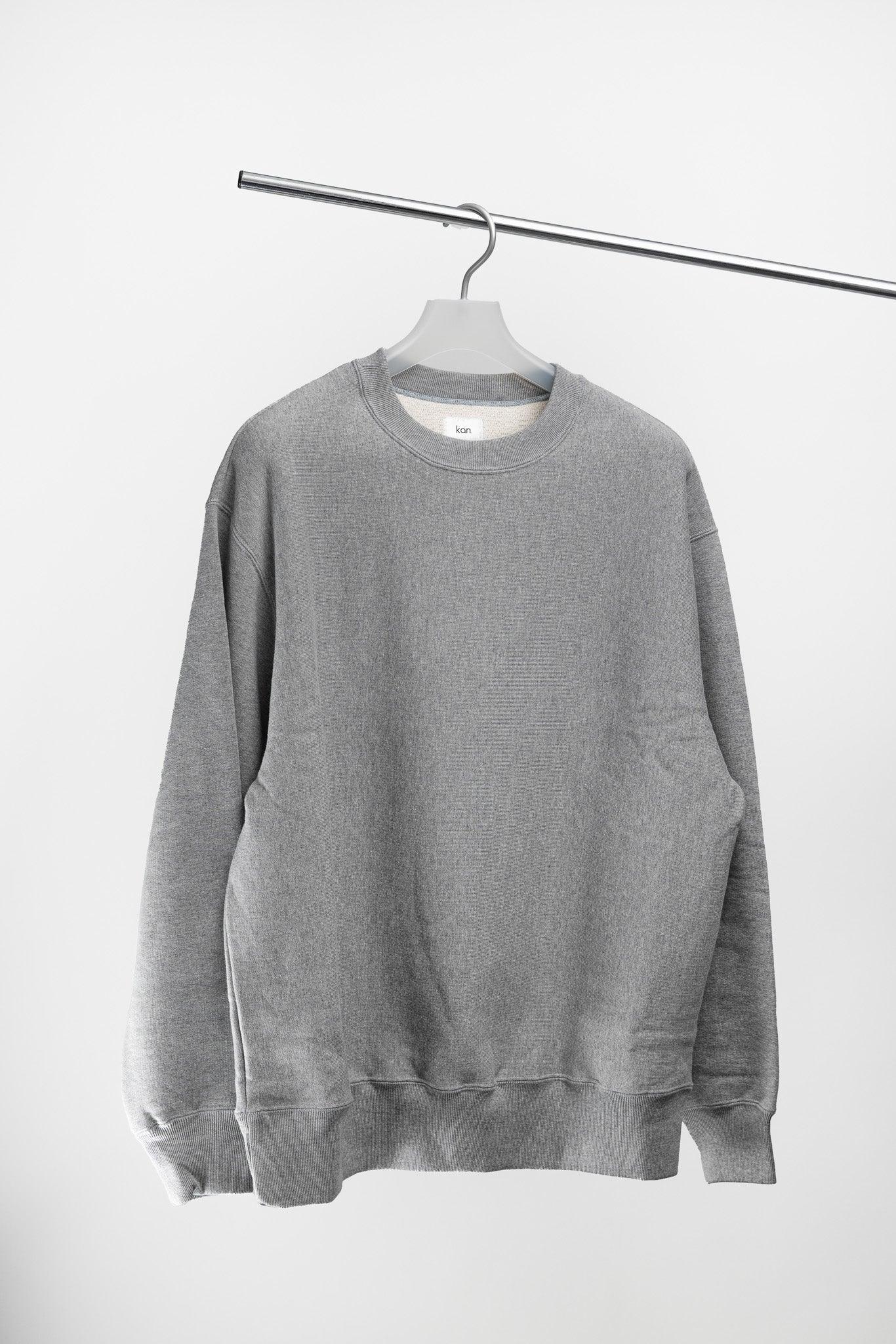 kan|YOKOZUNA CREW NECK (GREY) - IKKOKU SHOP