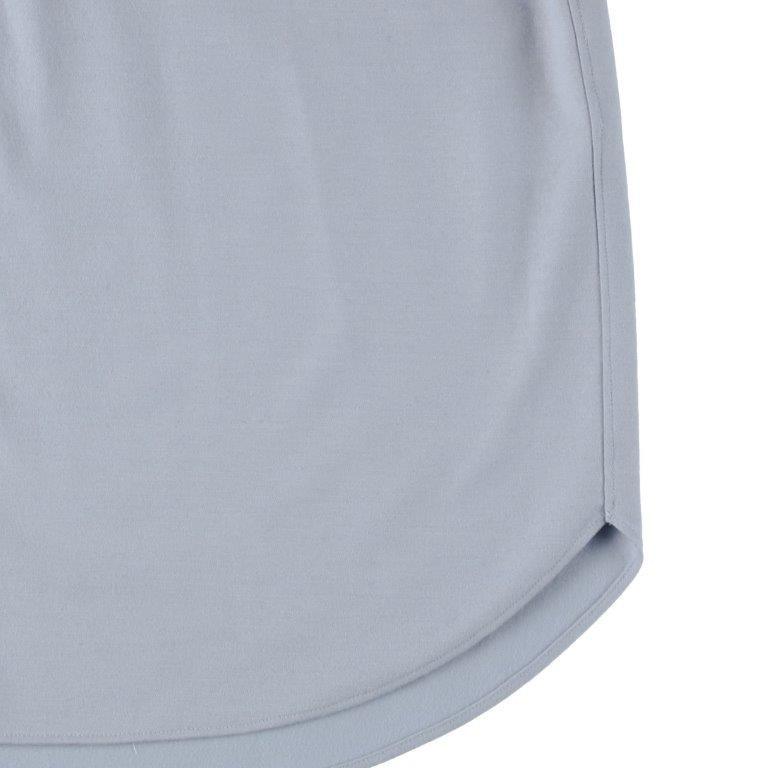 【20% OFF】 KANEMASA PHIL. 2024AW|36G Ideal Wool Varruse Shirt (BLUE GRAY) - IKKOKU SHOP