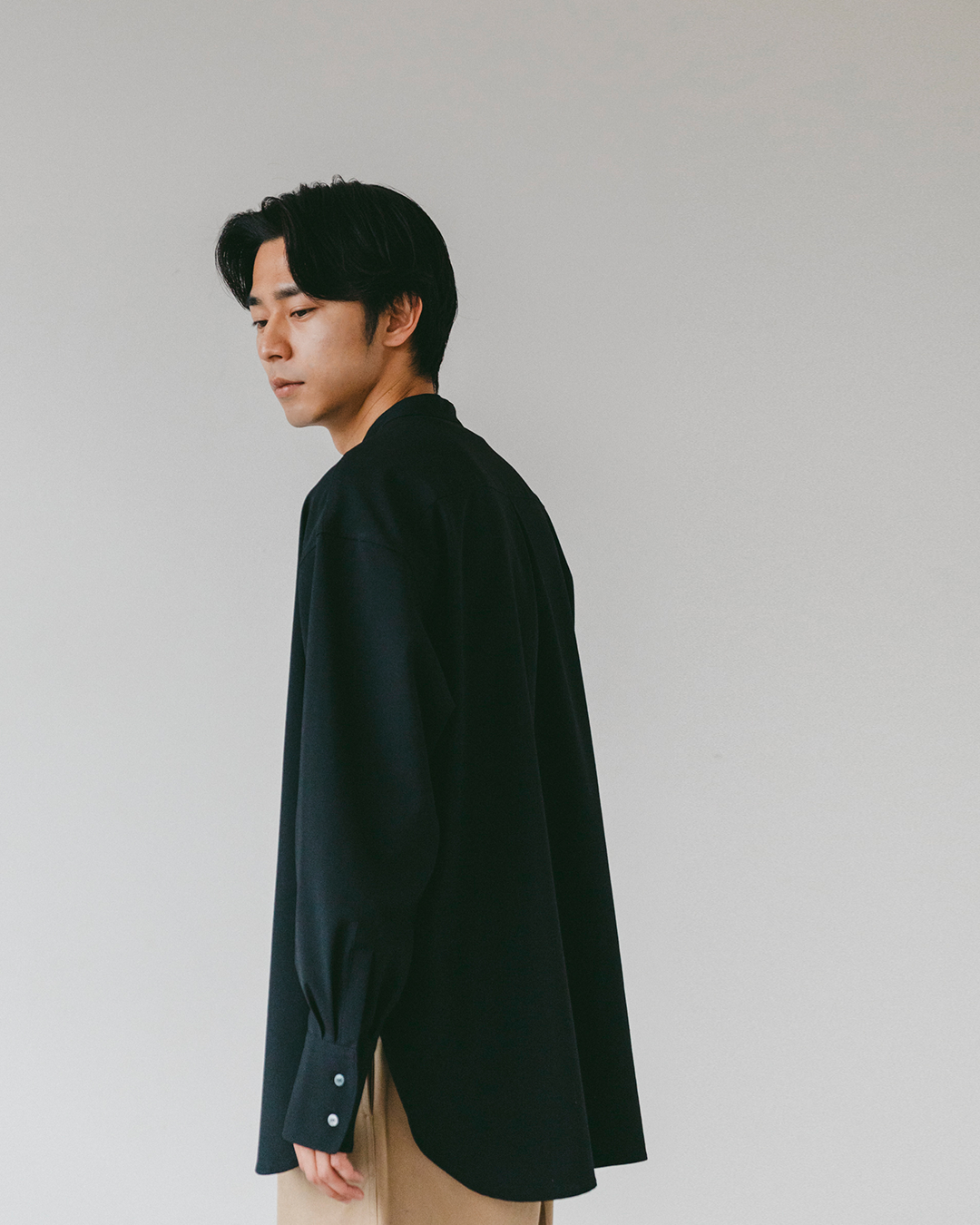 Schuray.|Grampians Wool Pullover Shirt (BLACK)