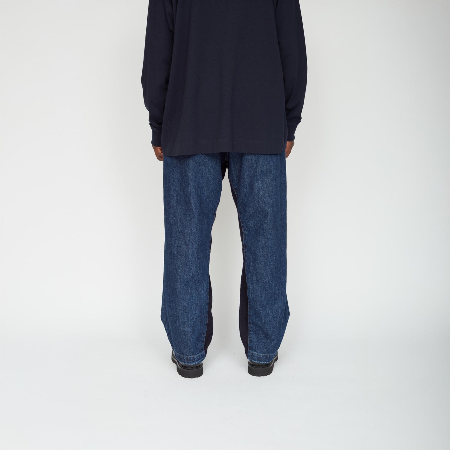 UNTRACE|_145 DENIM PANTS MIX (DARK NAVY)