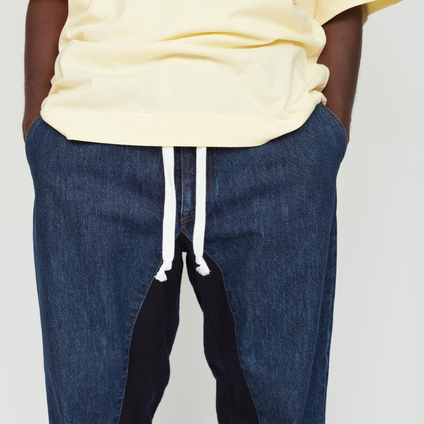 UNTRACE|_145 DENIM PANTS MIX (DARK NAVY)