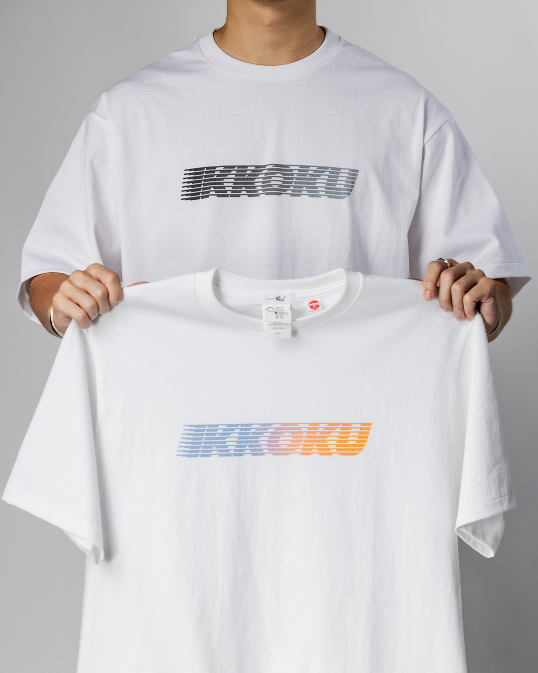 IKKOKU|Speed-line Logo Tee (SUNSET)
