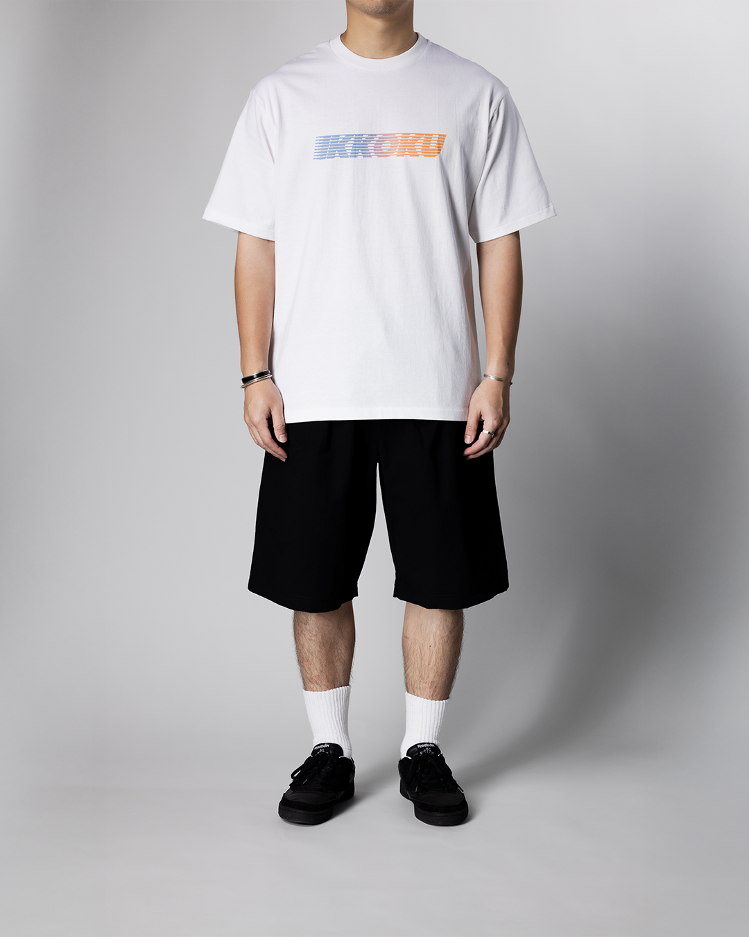 IKKOKU|Speed-line Logo Tee (SUNSET)