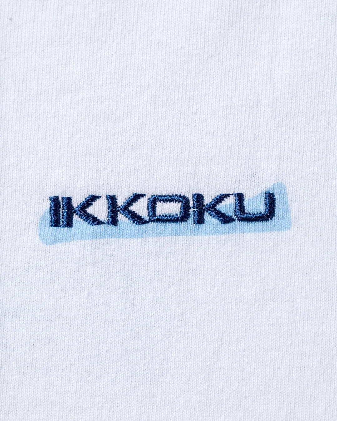 IKKOKU|Embroidery Logo L/S Tee (WHITE)