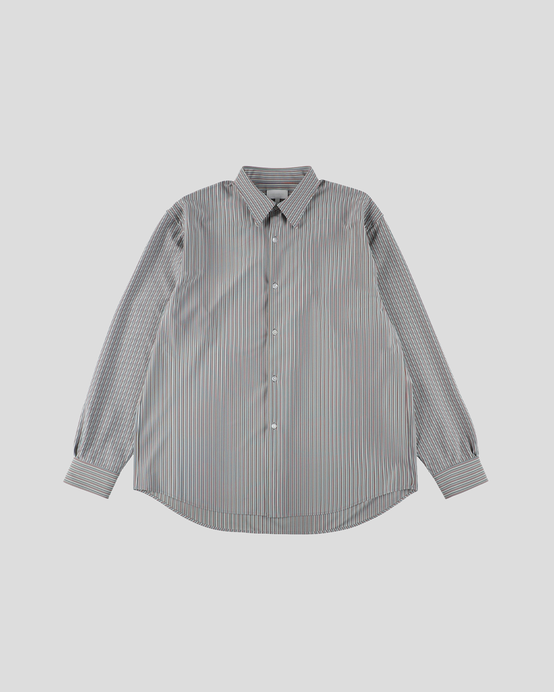 KANEMASA PHIL.｜46G Stripe Atmosphere Shirt (RAINBOW) – IKKOKU SHOP