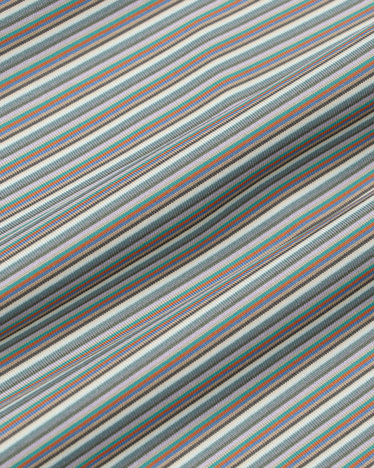 KANEMASA PHIL.|46G Stripe Atmosphere Shirt (RAINBOW)