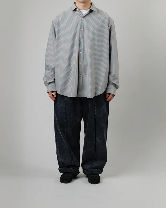 KANEMASA PHIL.|46G Stripe Atmosphere Shirt (RAINBOW)